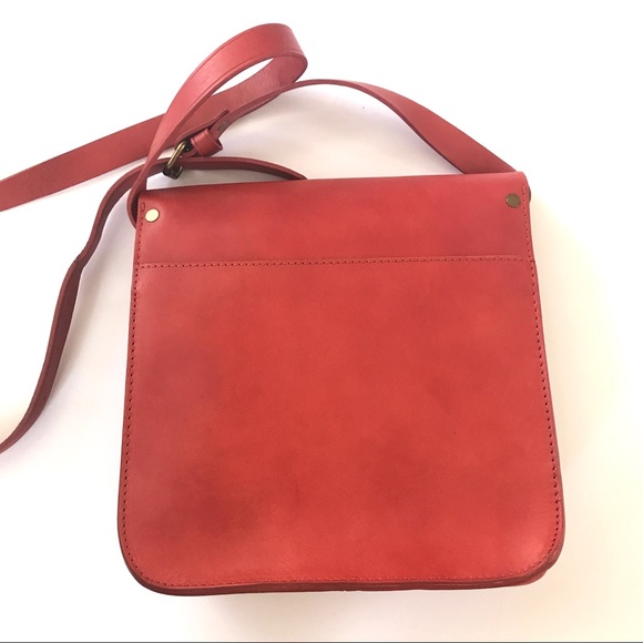EUC Madewell Red Watertower Messenger Bag - Picture 5 of 11
